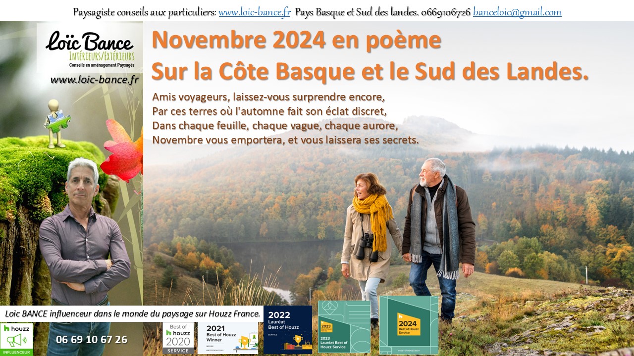 Pays-Basque paysages, novembre tout en douceur.